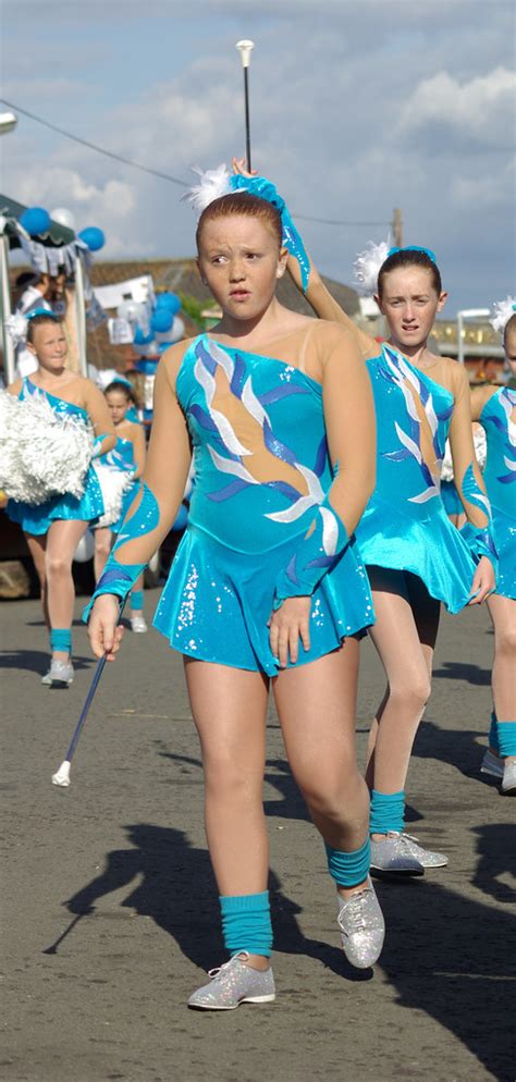 its hard work being a majorette | I think this is Lyme Regis… | Flickr