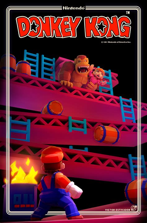 Donkey Kong Poster :: Behance