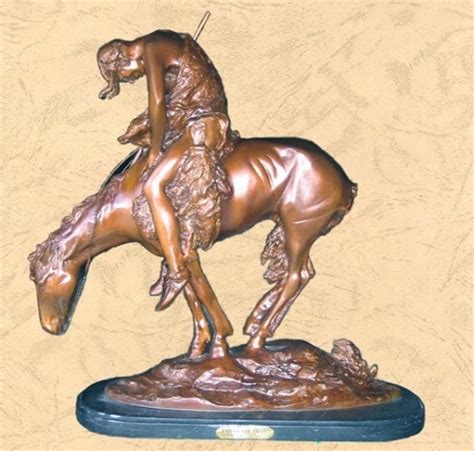 Frederic Remington Bronze End of the Trail Statue