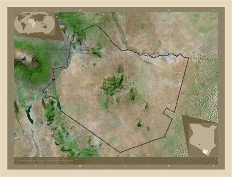 Taita Taveta, Kenya. High-res Satellite. Capital Stock Illustration ...