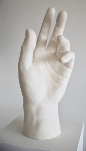 Large Plaster Hand, 1980s for sale at Pamono