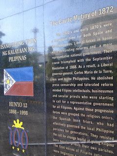 Cavite Mutiny of 1872, Plaque 1 | Interesting background of … | Flickr