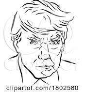 Royalty-Free (RF) Trump Mugshot Clipart, Illustrations, Vector Graphics #1