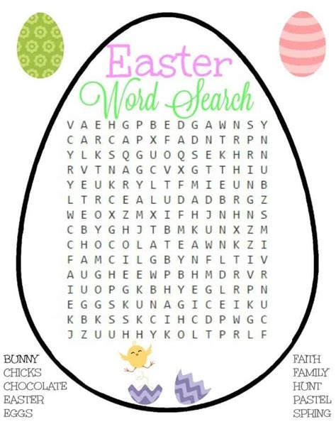 4 FREE Easter Printable Activities For Kids