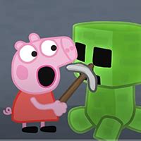 Peppa Pig Minecraft - Game Peppa Pig Minecraft Online