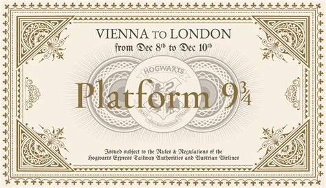 Hogwarts Express Ticket | Behance