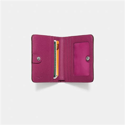 Lyst - Coach Small Wallet In Edgestain Leather in Purple