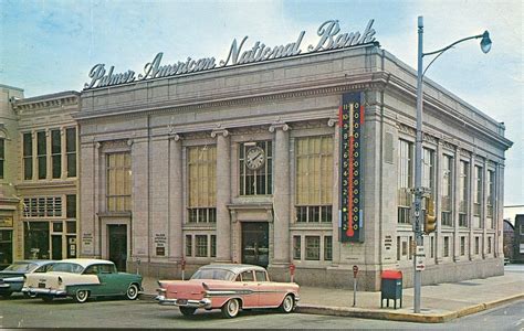 Danville, IL - Palmer American National Bank - Chevy and Pontiac - 1950 ...