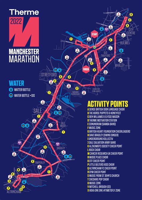 Route Map - Manchester Marathon