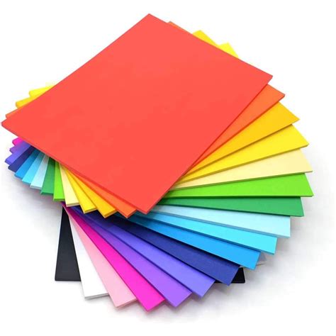 250 Sheets Long Short A4 Colored Paper Color Paper DIY Multi Purpose Assorted Colors | Shopee ...