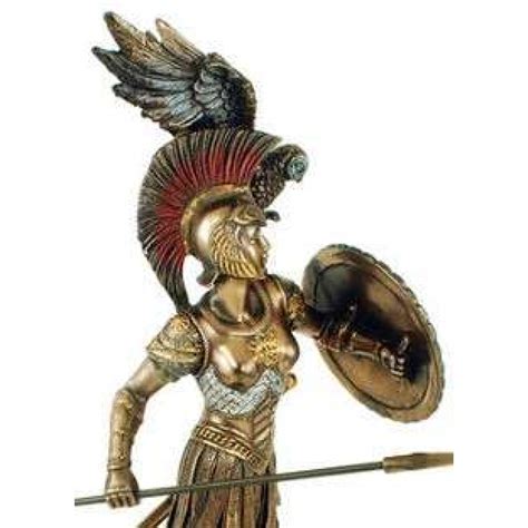 Athena Warrior Goddess of Wisdom Greek Goddess Bronze Statue