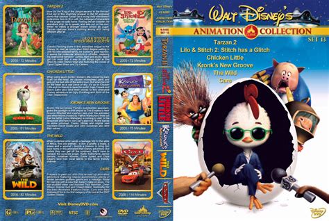 Walt Disney's Classic Animation - Set 13 dvd cover (205-2006) R1 Custom