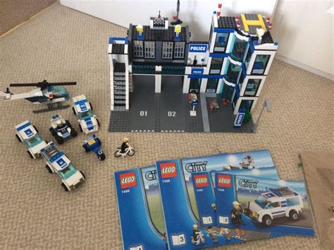 Lego City 7498 POLICE STATION instructions all Minifgures / extra ...