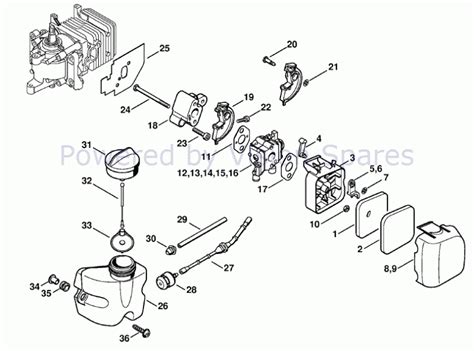 Stihl Hs45 Hedge Trimmer Parts Diagram - diagramwirings