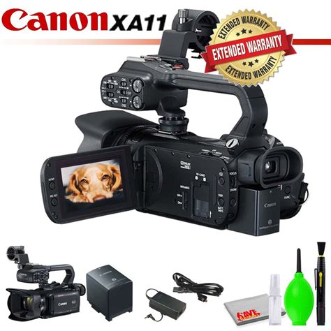 Canon XA11 Compact Full HD Camcorder with HDMI and Composite Output (PAL) with Cleaning Kit and ...