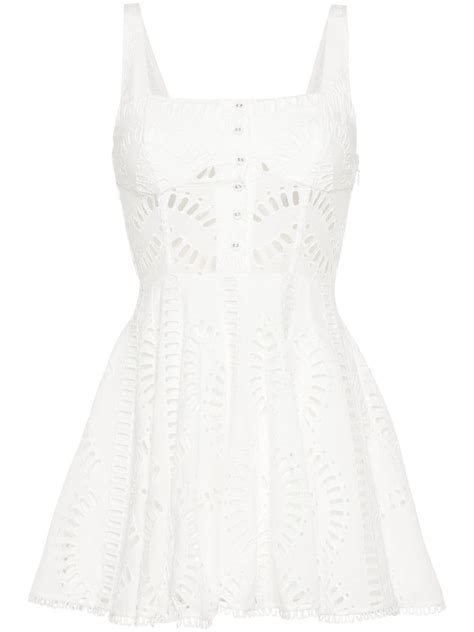 Charo Ruiz Ibiza Ricka broderie-anglaise Mini Dress - Farfetch