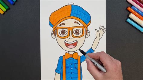 How To Draw Blippi Easy Drawing Tutorial Step By Step Blippi | Porn Sex Picture