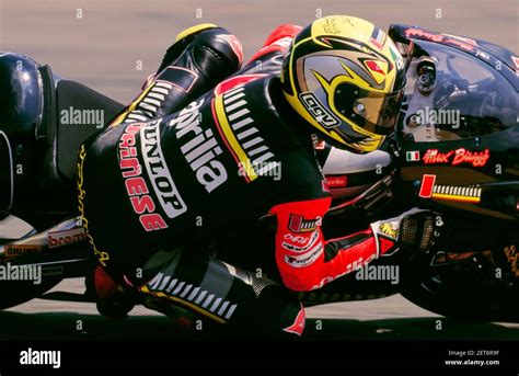 France GP 1995, Le Mans , Max Biaggi, Aprilia 250 Stock Photo - Alamy