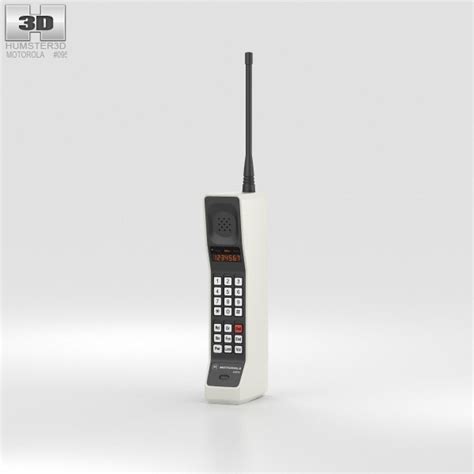 Motorola DynaTAC 8000X 3D model - Electronics on Hum3D