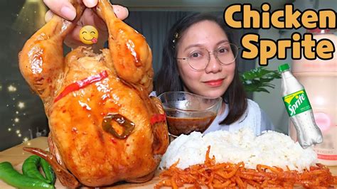 CHICKEN SPRITE IN OYSTER SAUCE MUKBANG | Mukbang Philippines | Chef Obang - YouTube