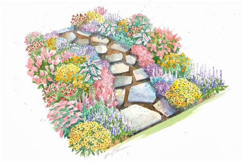 This Colorful Border Garden Plan Has Something Blooming for Three Seasons