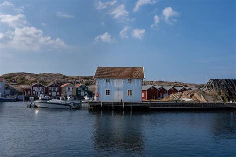 A Traditional Beach House in a West Coast Swedish Archipelago Editorial ...