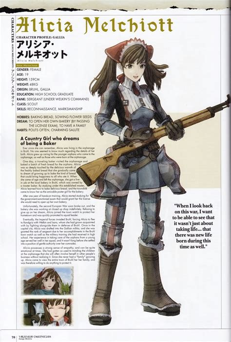 Videogame Art - Valkyria Chronicles - Alicia Concept Art | Valkyria ...