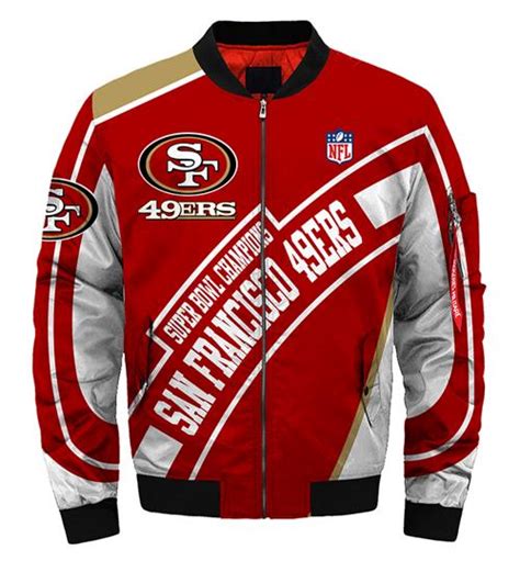 San Francisco 49ers bomber jacket Super Bowl champions winter gift for ...