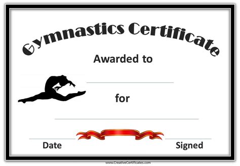 Gymnastics Awards | Award template, Certificate templates, Netball