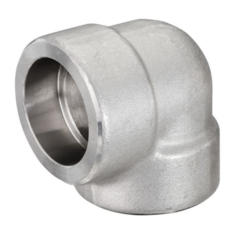 Buy Pipe Fittings - Stainless Steel 3000LB Forged 1/2" Socket Weld 90 Degree Elbows