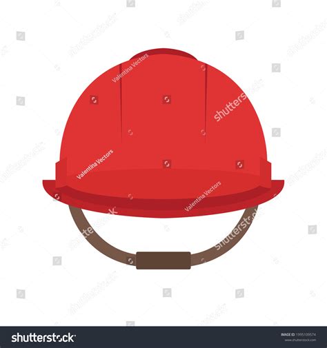 Red Helmet Safety Vector Emoji Stock Vector (Royalty Free) 1995109574