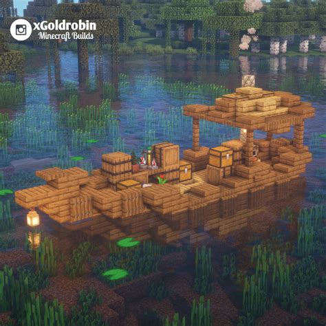 Beautiful Minecraft Boat Build