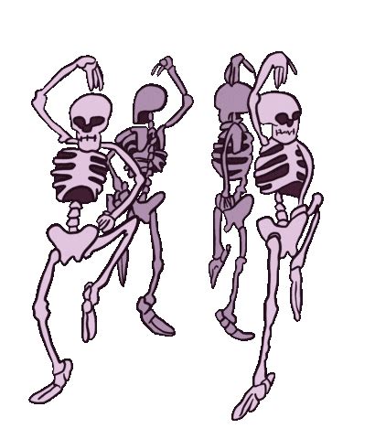 Halloween Skeletons Dancing Doodle - Custom Doodle for Google