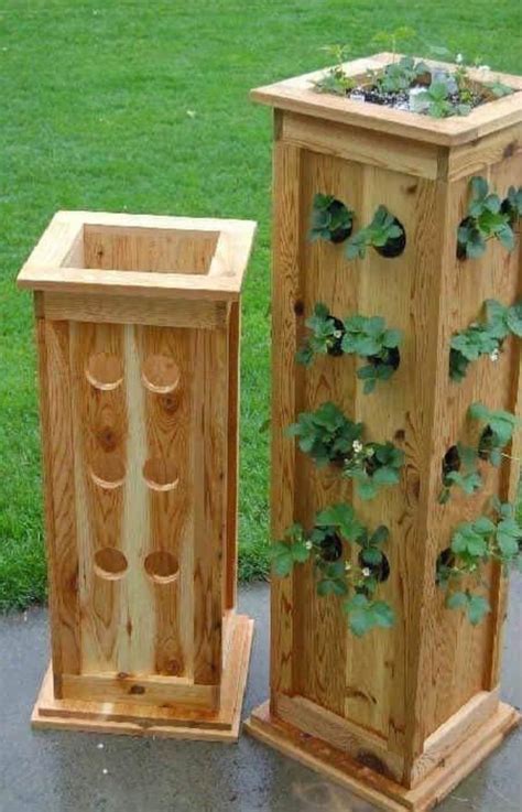 Planter Box Strawberry Tower - Etsy