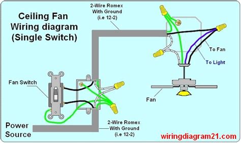 Wiring A Ceiling Fan With Light