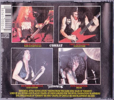 Morbid Angel - Altars of Madness CD Photo | Metal Kingdom