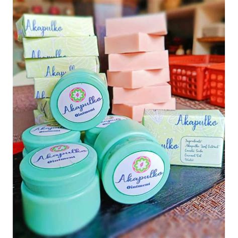 Akapulko Herbal Soap 100g and Akapulko Ointment 25g aka Asunting | Shopee Philippines