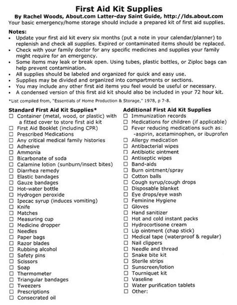 Free Printable Prepper Checklist - Printable Computer Tools