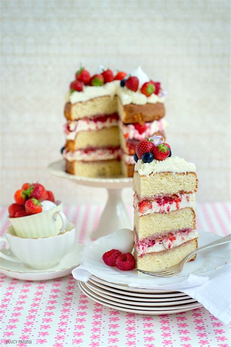 Totally Summery Eton Mess Cake - Supergolden Bakes