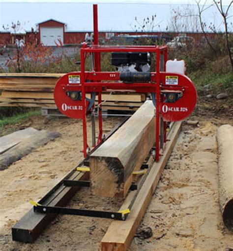 portable+sawmills | Oscar 428 Portable Sawmill | Hud-Son Homemade Chainsaw Mill, Portable ...