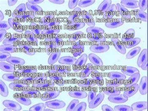 PLASMA DARAH DAN TROMBOSIT