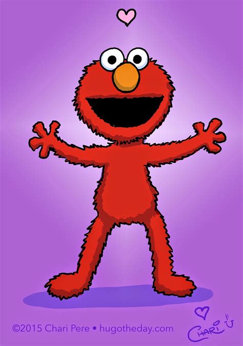 Hug O' The Day: Elmo Hug!