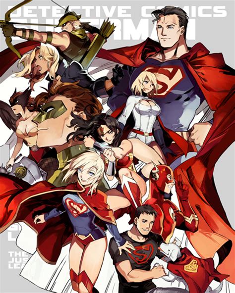 Manga Style DC Comics Superheroes by STAR Kageboushi