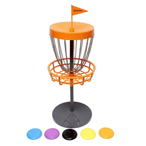 Mini Frisbee Golf Set – Mini Disc Golf Basket with Mini Frisbees 811498039034 | eBay