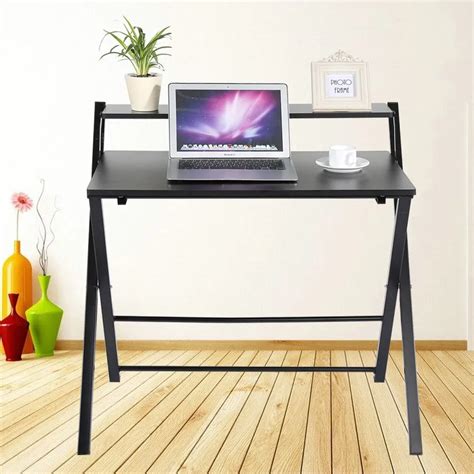 Hot Sale Foldable Computer Desk Folding Laptop PC Table Home Office ...