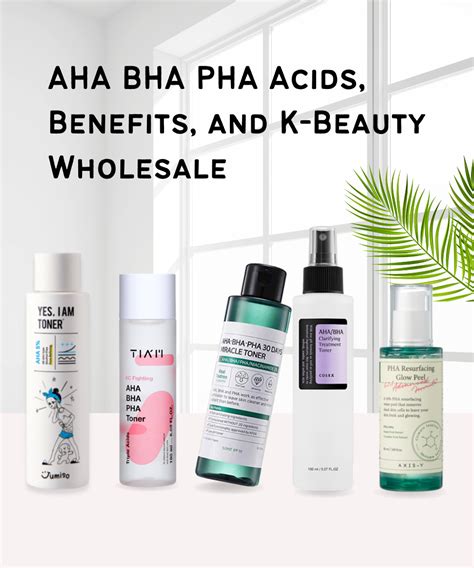 AHA BHA PHA Acids, Benefits and K-Beauty Wholesale | UMMA