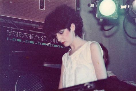 New Order Gillian Gilbert at Imperial Cinema in Jan 82 | Post punk, Gillian gilbert, Goth music