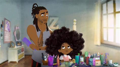 Hair Love: Watch a Clip from the Animated Short from Matthew A. Cherry | Collider