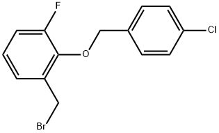 1-(Bromomethyl)-2-[(4-chlorophenyl)methoxy]-3-fluorobenzene | 1714057-46-1