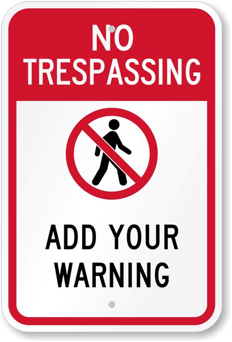 Easy to Make Custom No Trespassing Signs